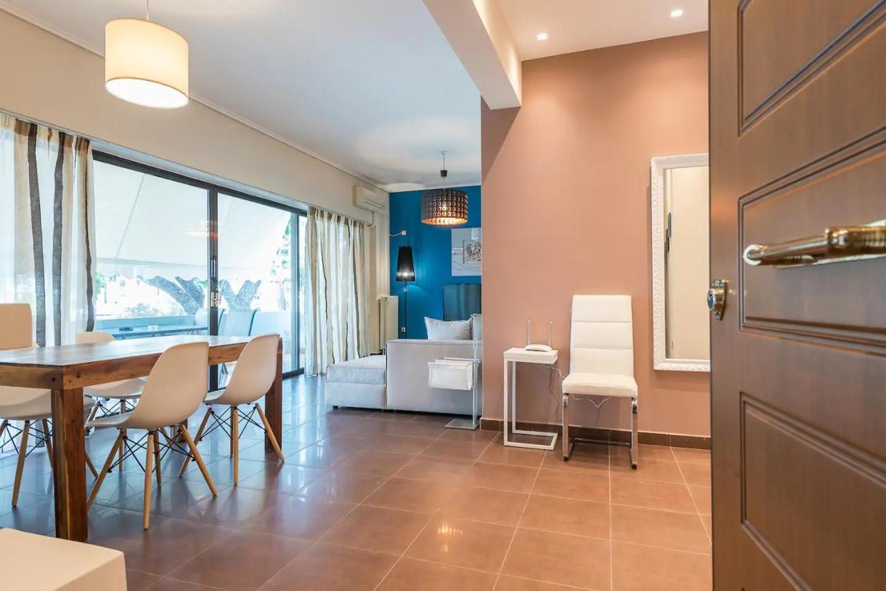Glyfada Glass-Walled Designed Apt Атина Екстериор снимка